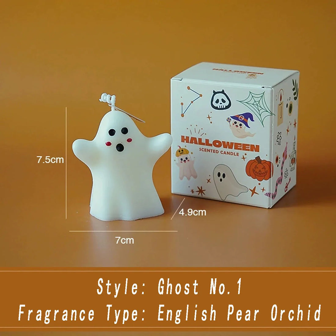 Halloween Ghost Aromatherapy Candle – 1pc