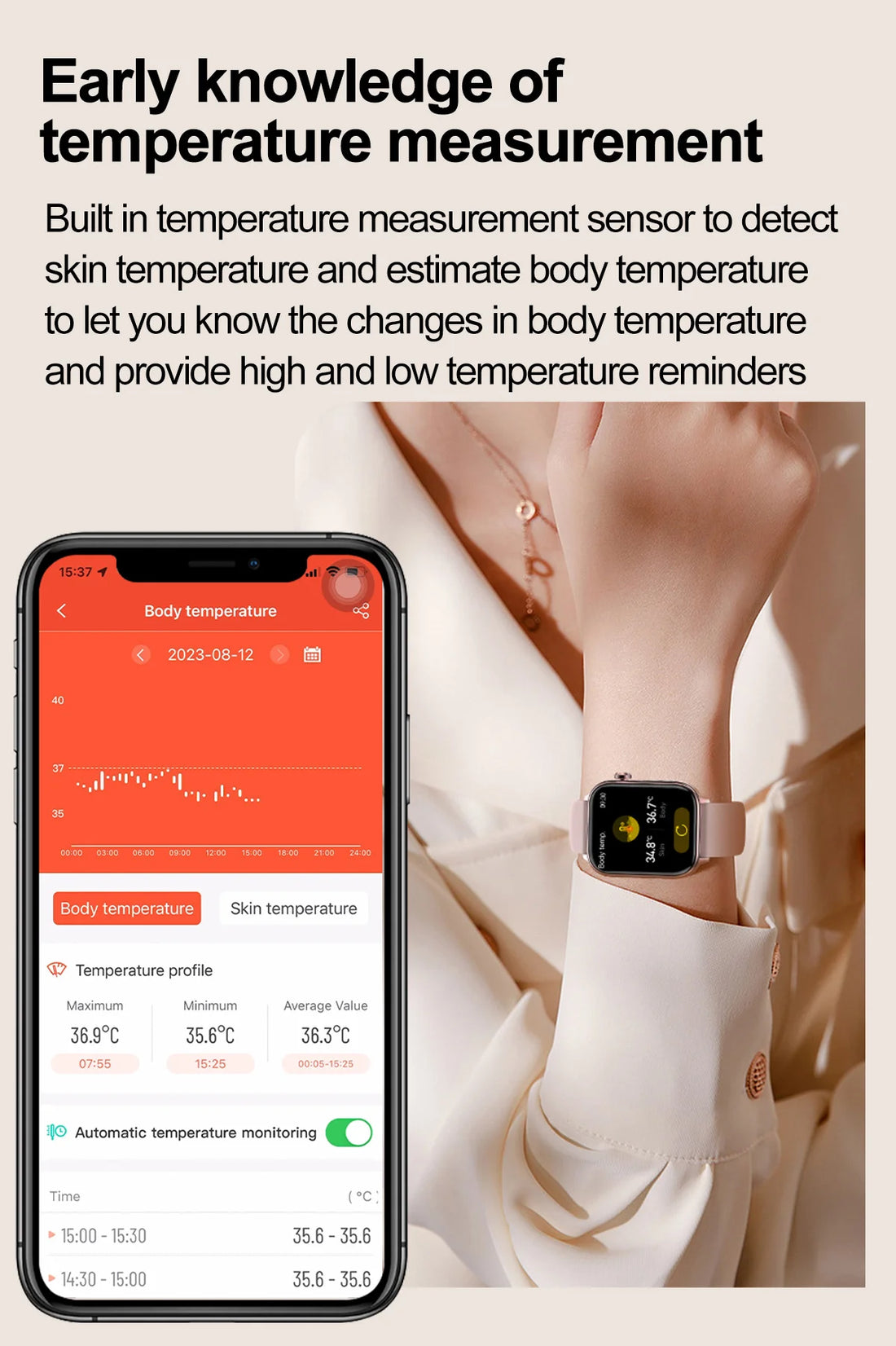 2025 ECG+PPG Health Smartwatch