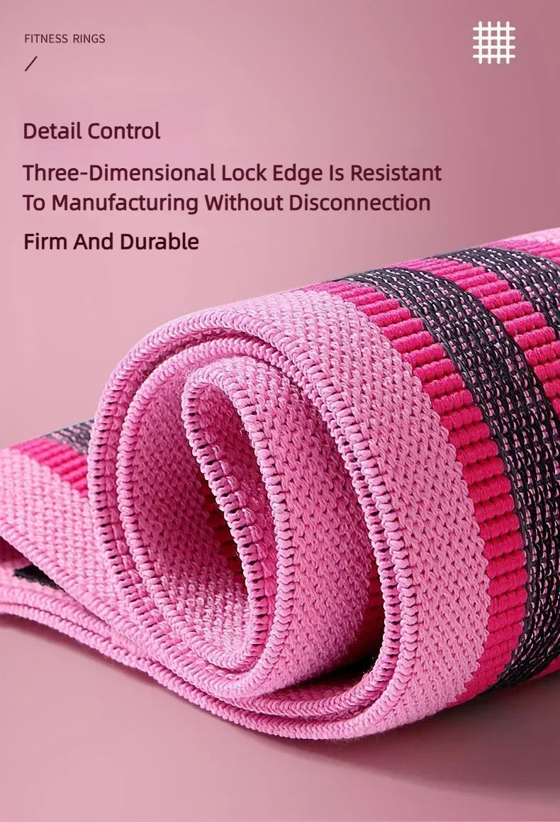 3pcs Fabric Resistance Booty Bands Set