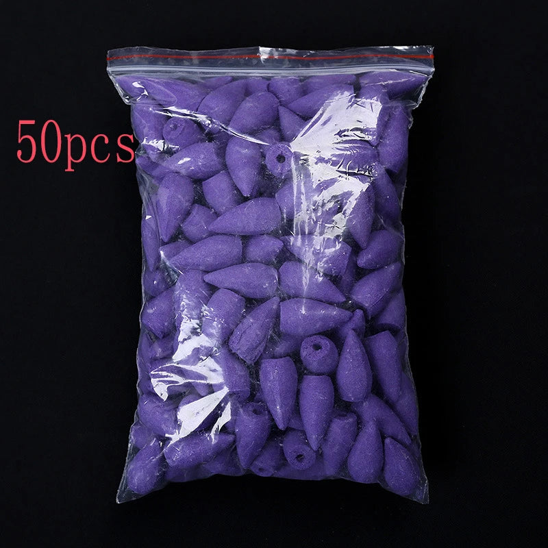 Mixed Backflow Incense Cones – Multi-Scented