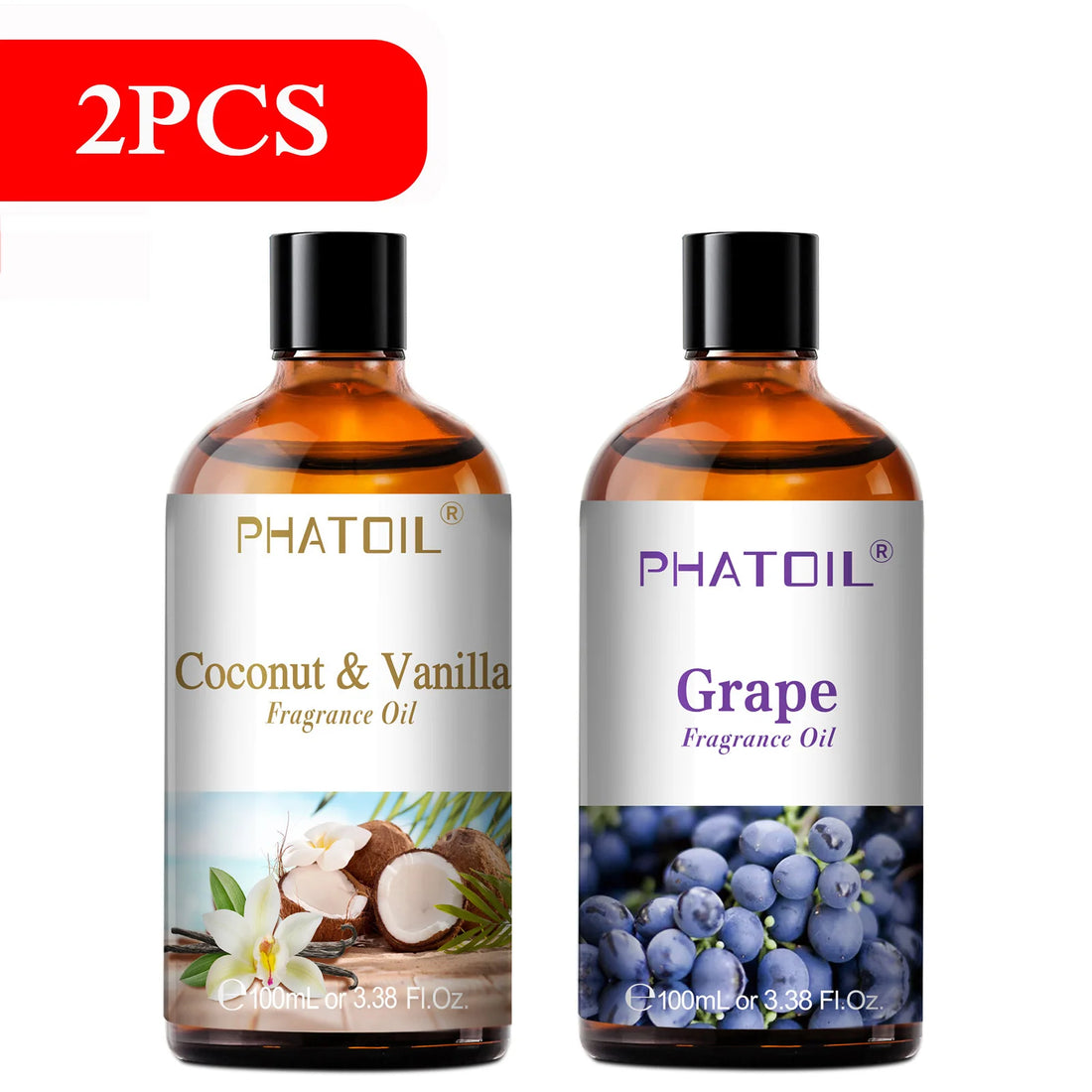 PHATOIL 100ml Aromatherapy Fragrance Oil – Multiple Scents