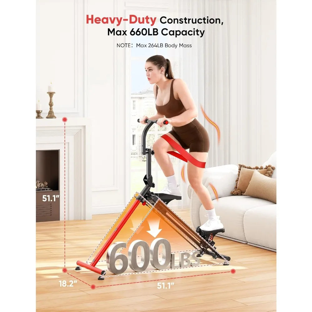 Home Fitness Stair Stepper with Adjustable Resistance