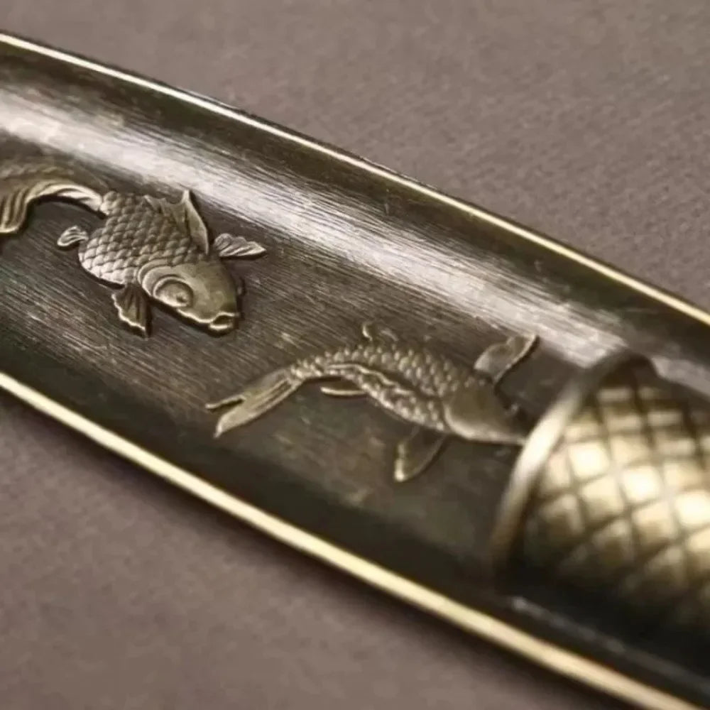 Japanese Style Boat Incense Holder with Fishing Man