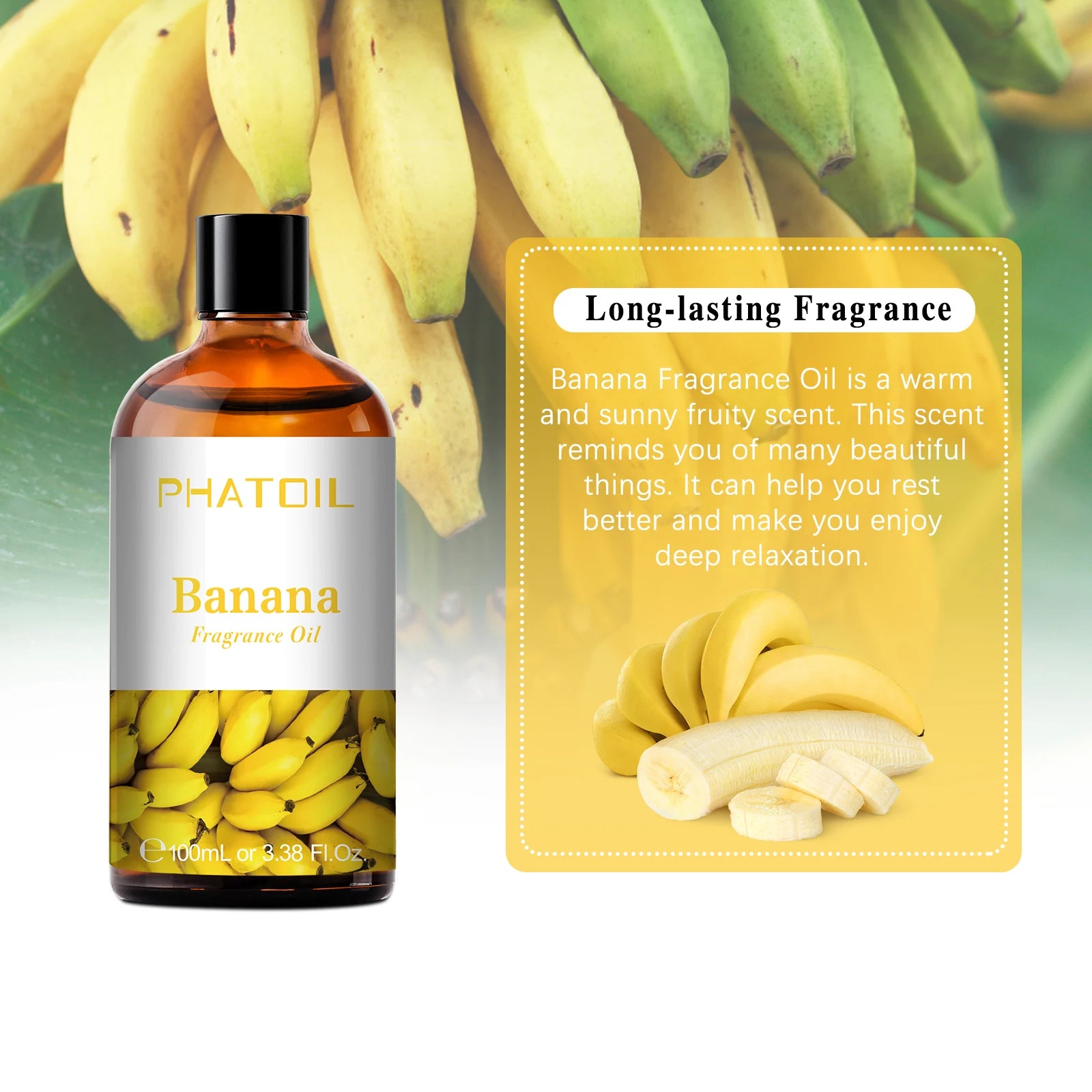 PHATOIL 100ml Aromatherapy Fragrance Oil – Multiple Scents