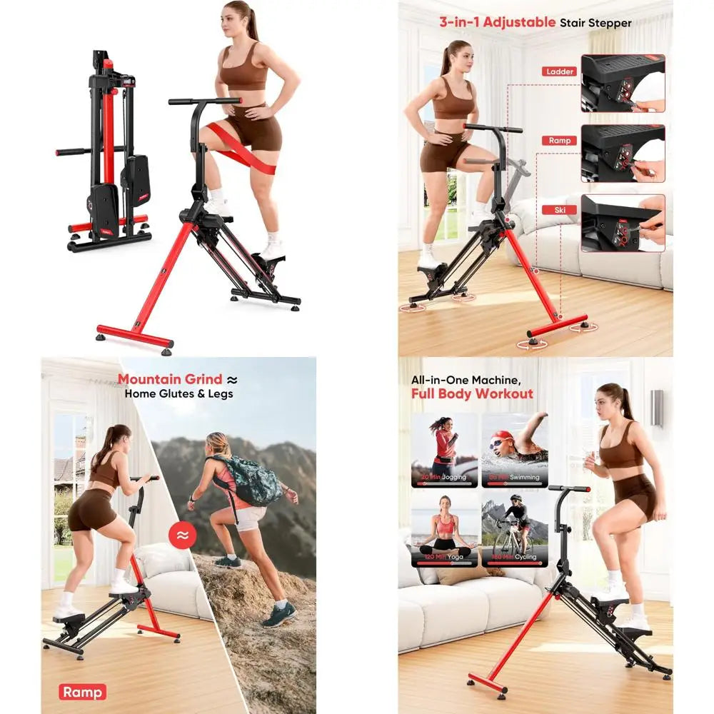 Home Fitness Stair Stepper with Adjustable Resistance
