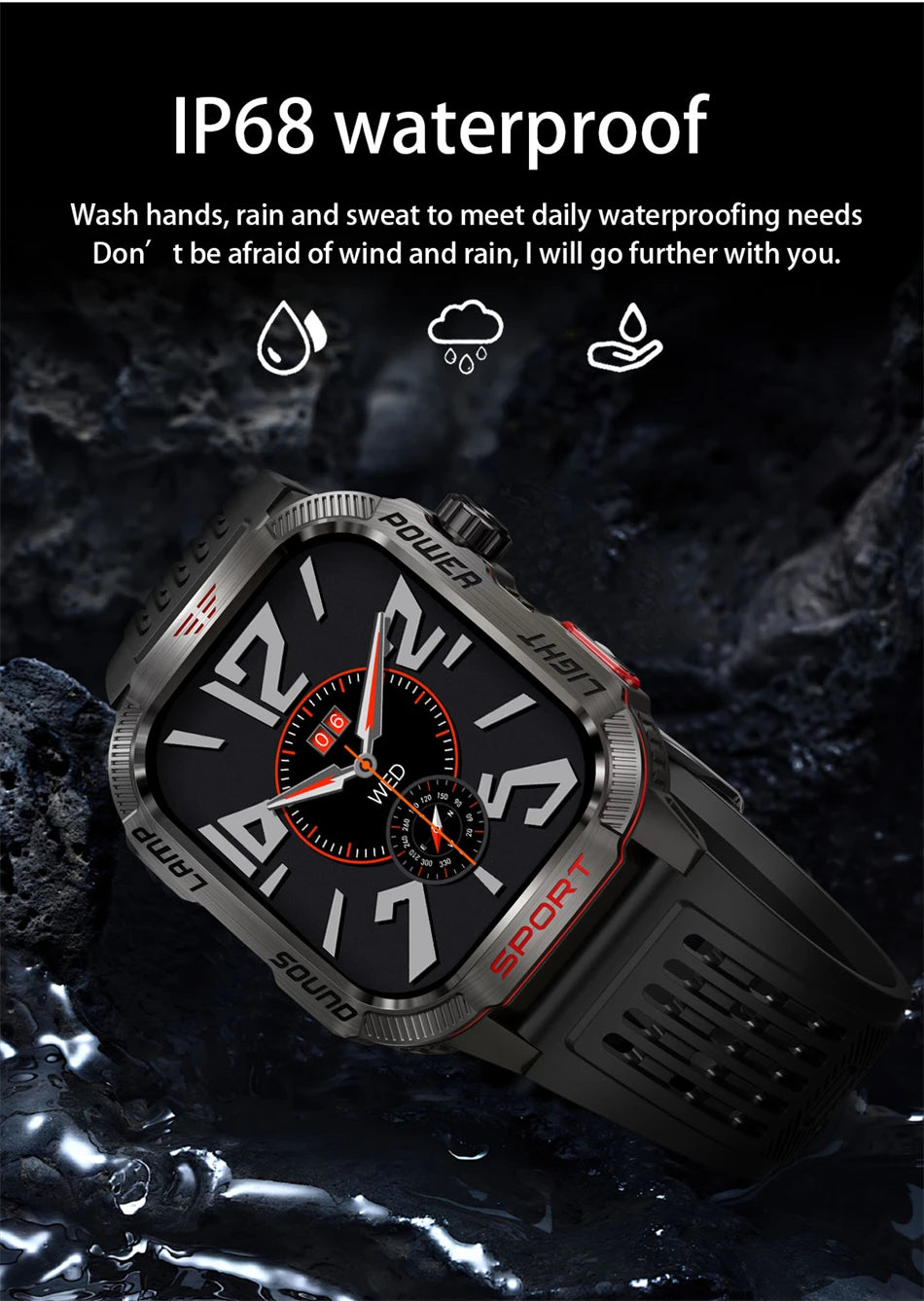 Military GPS Smartwatch for Men
