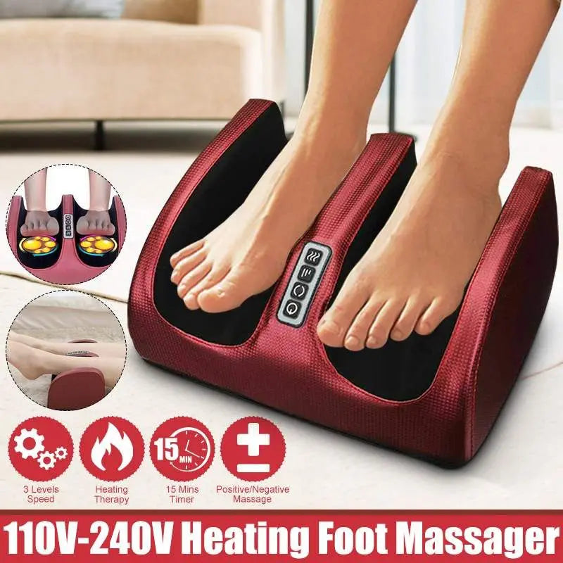 Electric Shiatsu Foot Massager with Heat Therapy