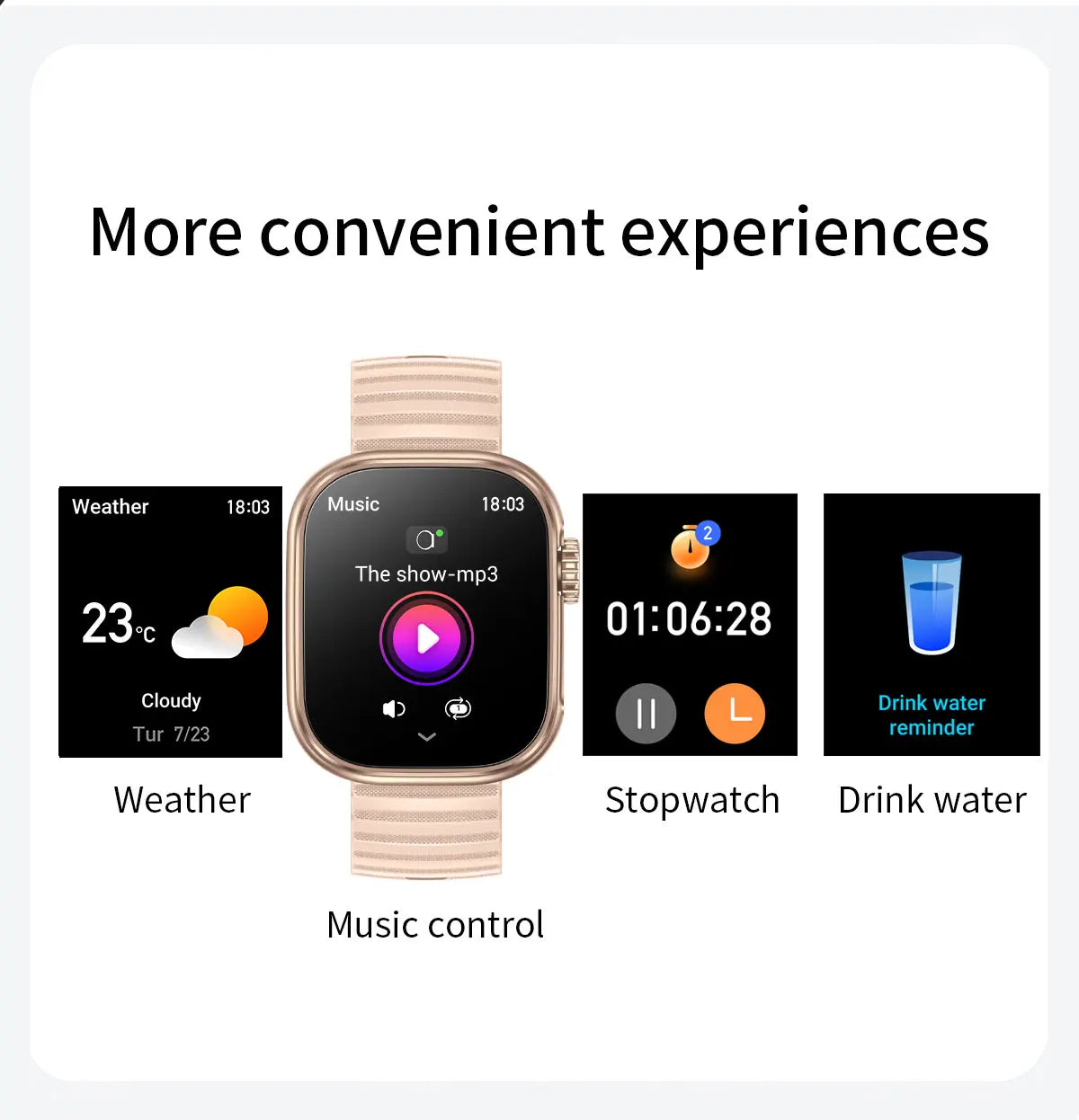 2025 Waterproof Sports Smartwatch