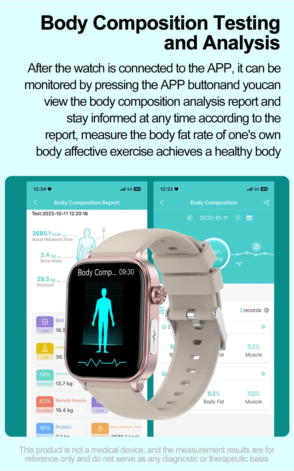 2025 ECG+PPG Health Smartwatch