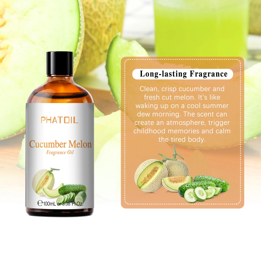 PHATOIL 100ml Aromatherapy Fragrance Oil – Multiple Scents