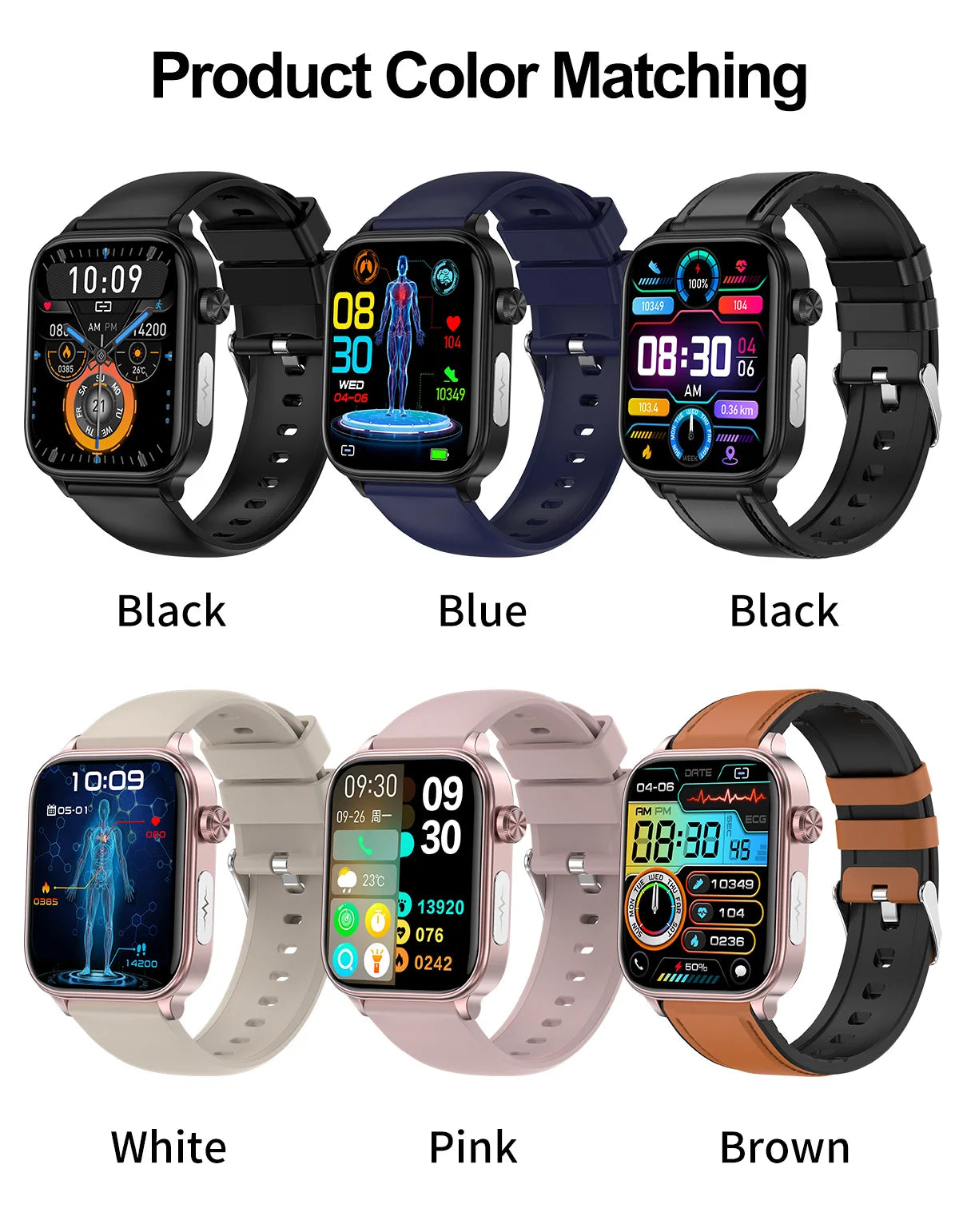 2025 ECG+PPG Health Smartwatch