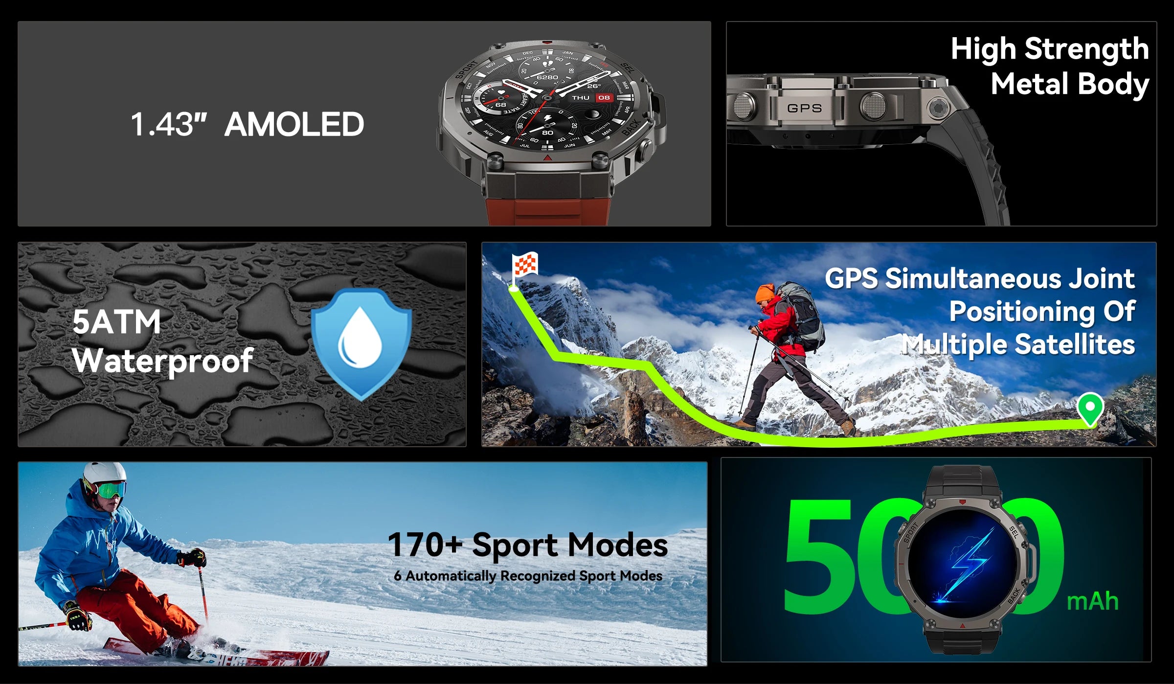 T-Rex 3 Ultra GPS Smartwatch 2025