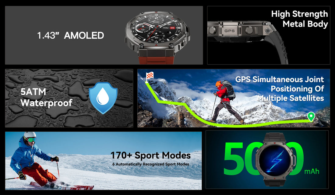 T-Rex 3 Ultra GPS Smartwatch 2025