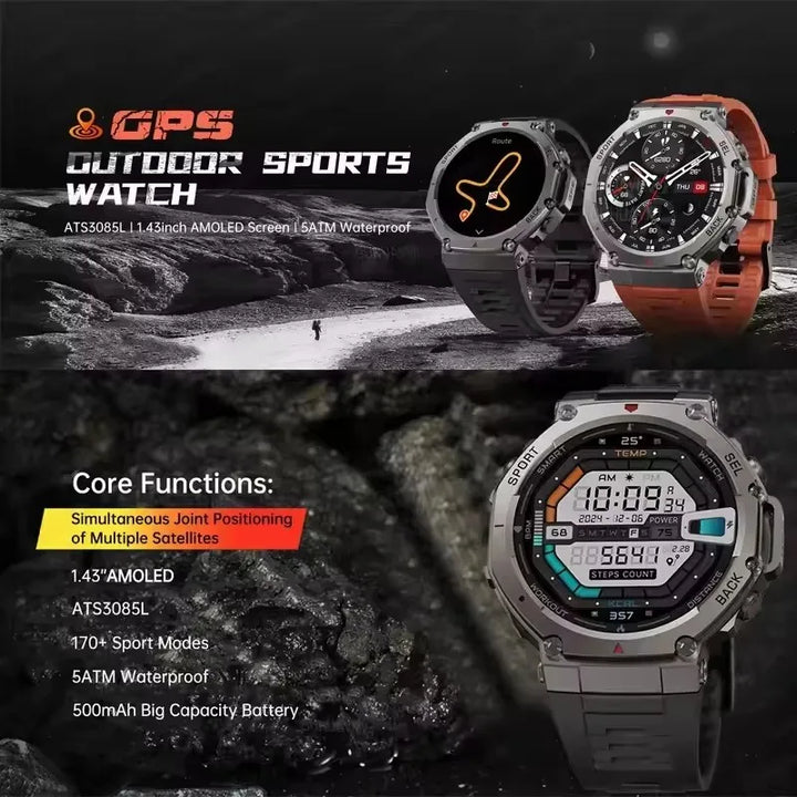 T-Rex 3 Ultra GPS Smartwatch 2025