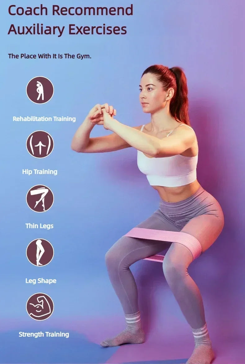 3pcs Fabric Resistance Booty Bands Set