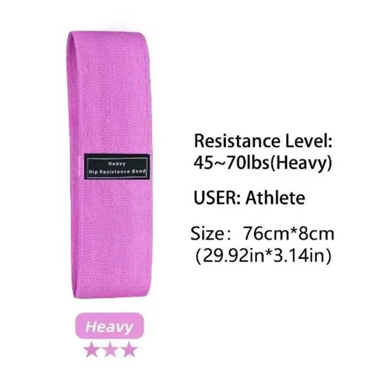3pcs Fabric Resistance Booty Bands Set
