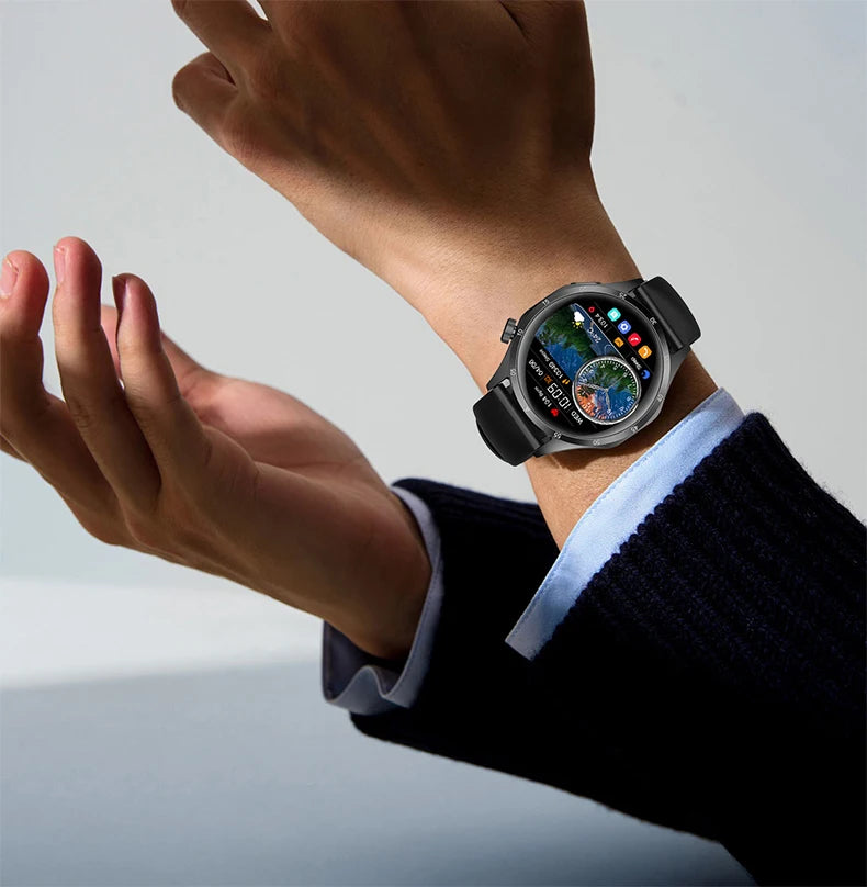 2025 Men’s AMOLED GPS Smartwatch
