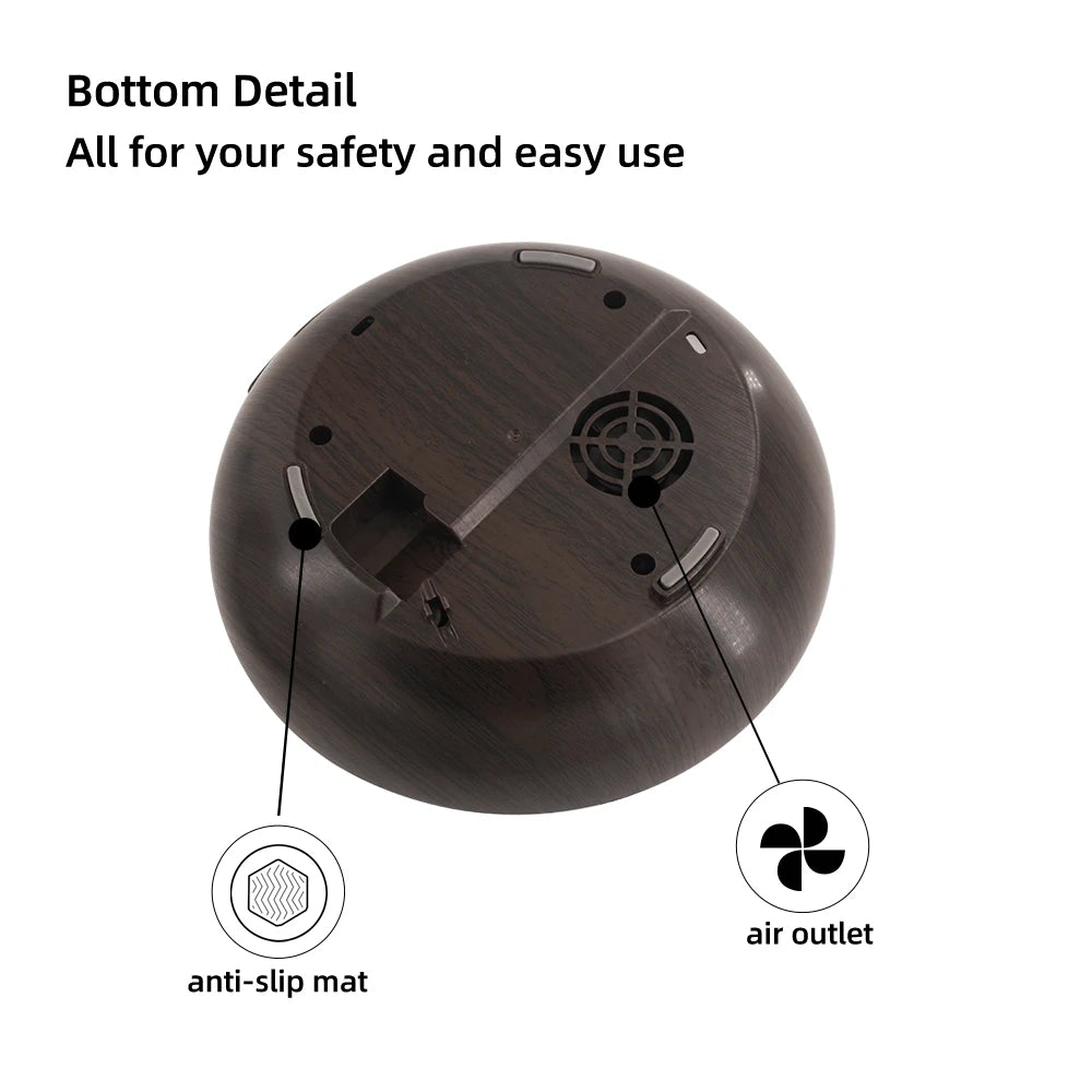 550ml Ultrasonic Aromatherapy Diffuser & Humidifier