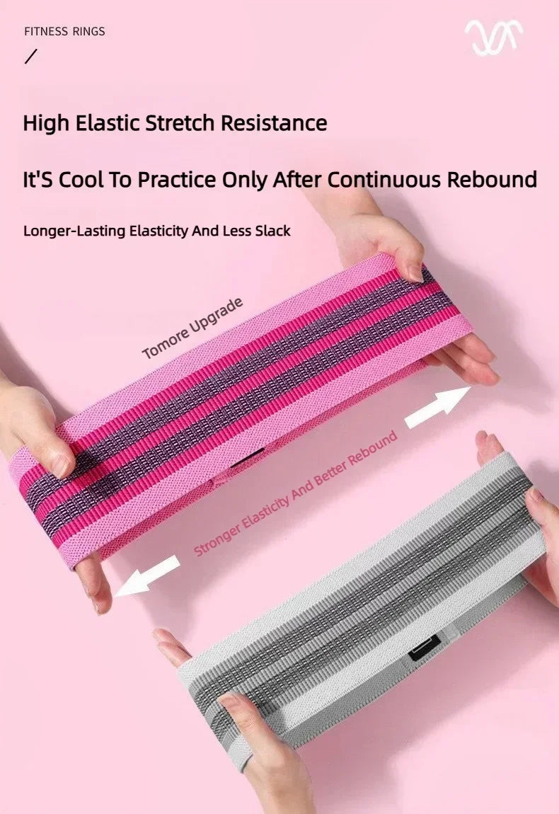 3pcs Fabric Resistance Booty Bands Set