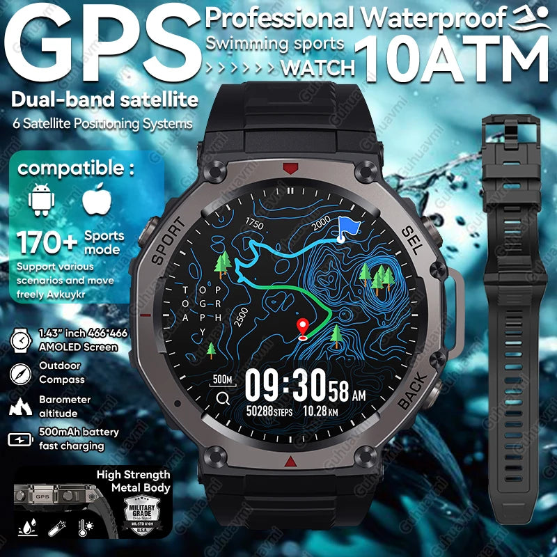 T-Rex 3 Ultra GPS Smartwatch 2025