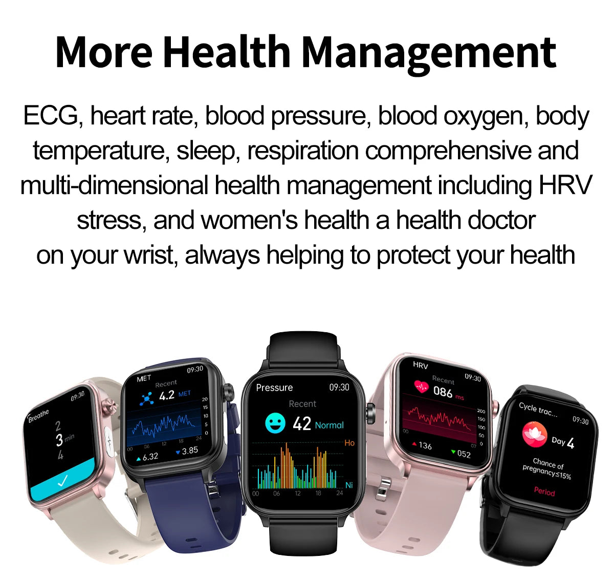 2025 ECG+PPG Health Smartwatch