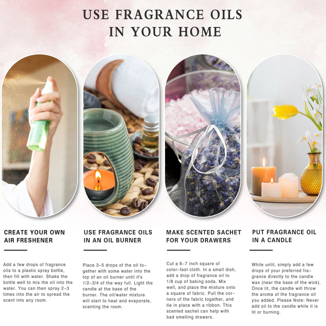 PHATOIL 100ml Aromatherapy Fragrance Oil – Multiple Scents
