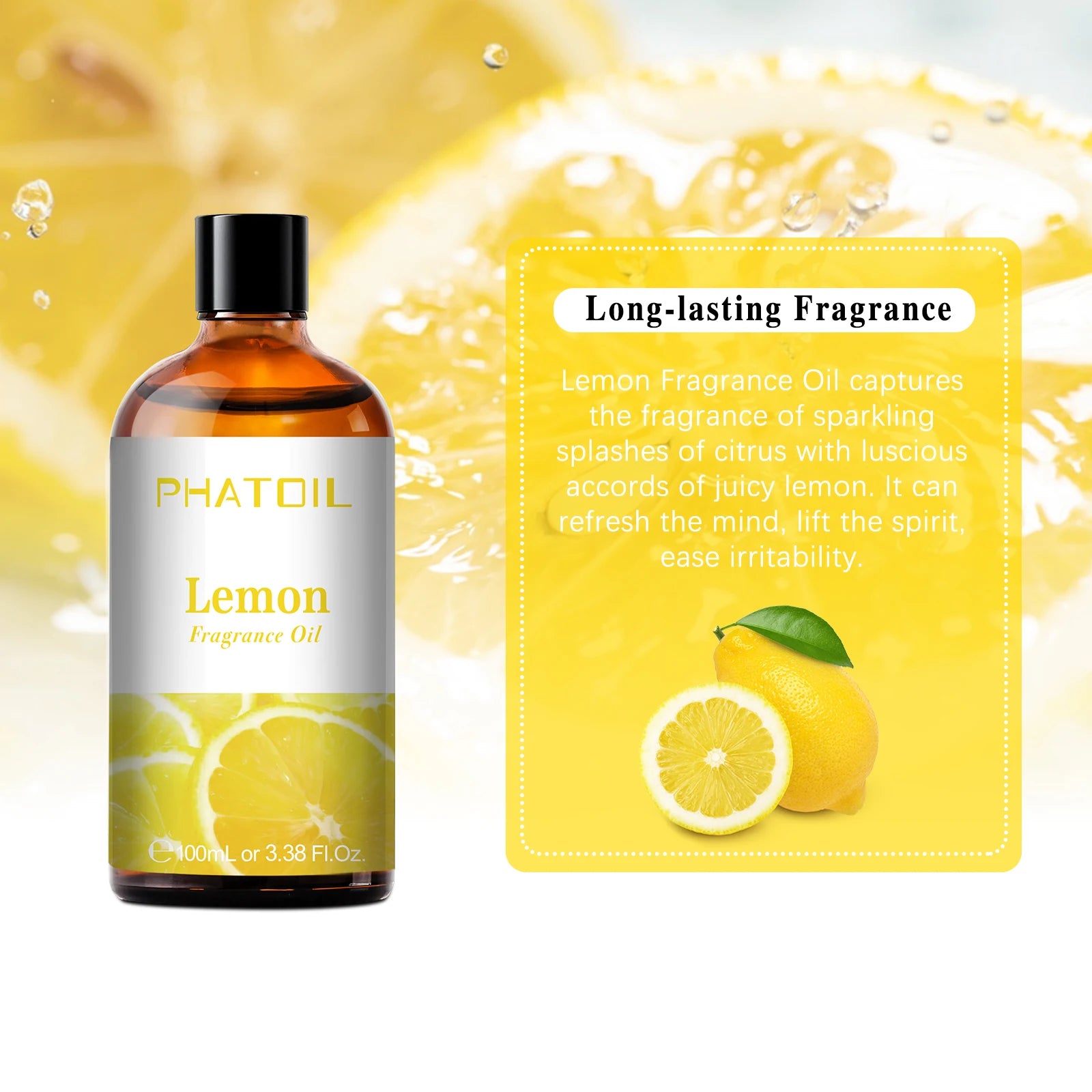 PHATOIL 100ml Aromatherapy Fragrance Oil – Multiple Scents