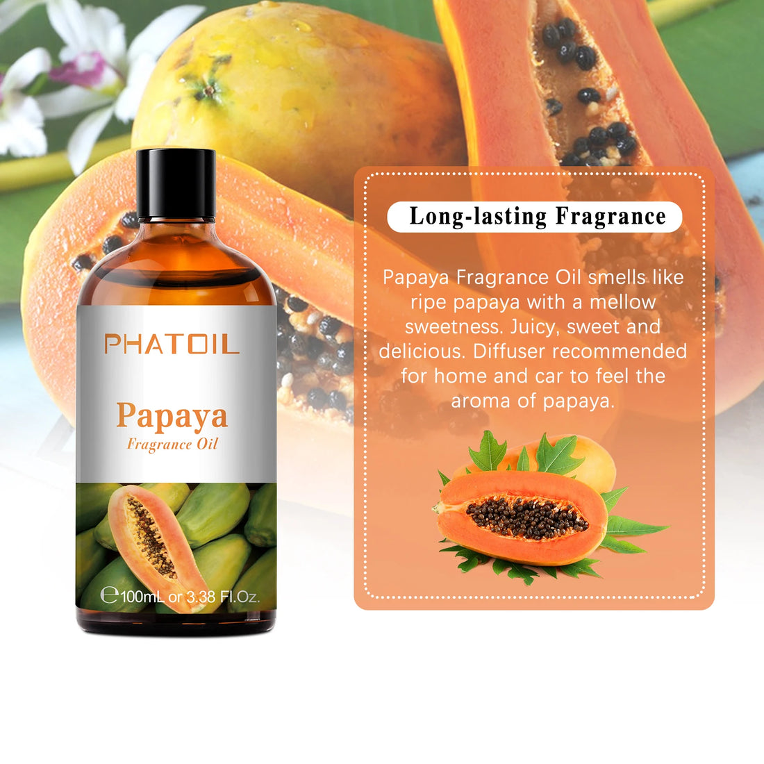 PHATOIL 100ml Aromatherapy Fragrance Oil – Multiple Scents