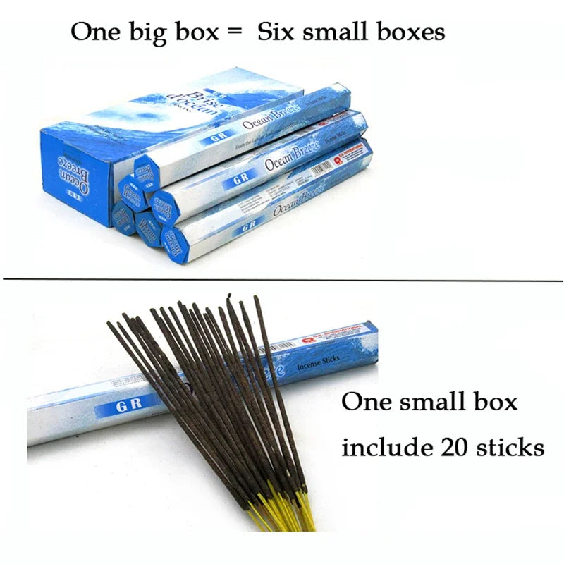 20pcs Indian Incense Sticks – White Sage & Mixed Scents