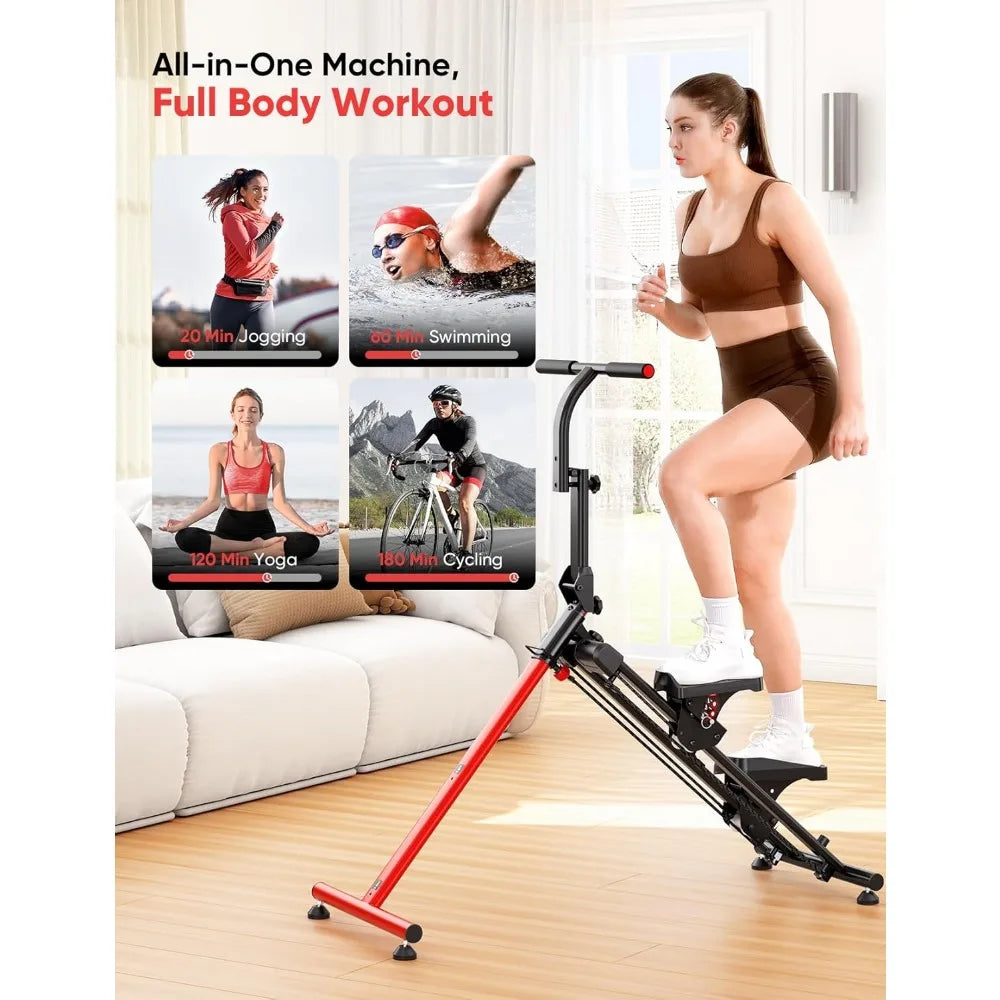 Home Fitness Stair Stepper with Adjustable Resistance