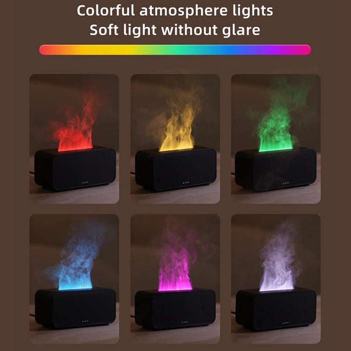 Flame Effect Aromatherapy Humidifier & Diffuser