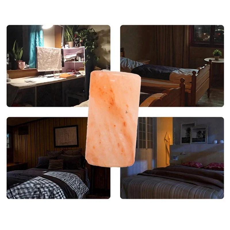 Himalayan Crystal Salt Lamp with LED Warm Light