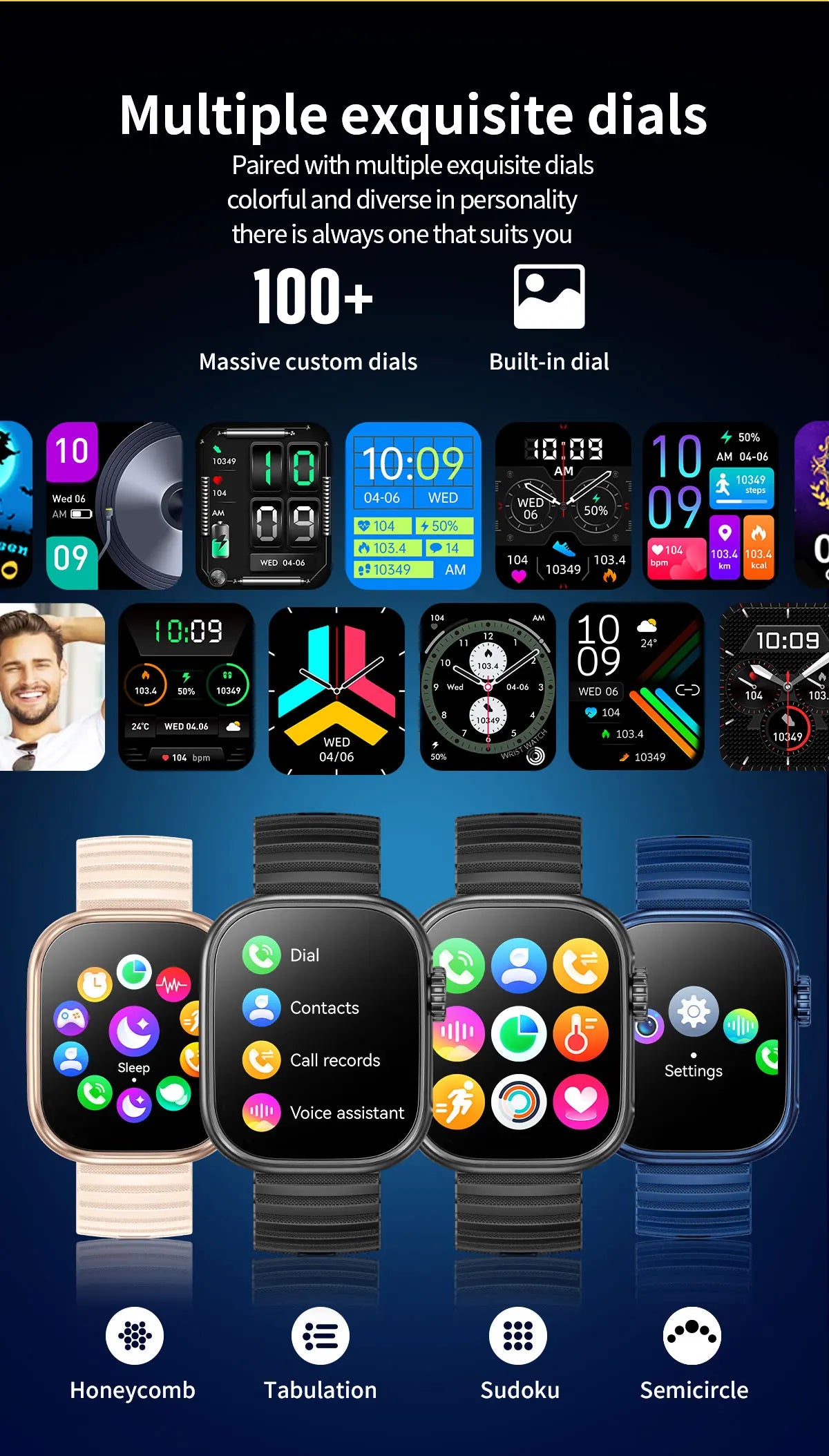 2025 Waterproof Sports Smartwatch