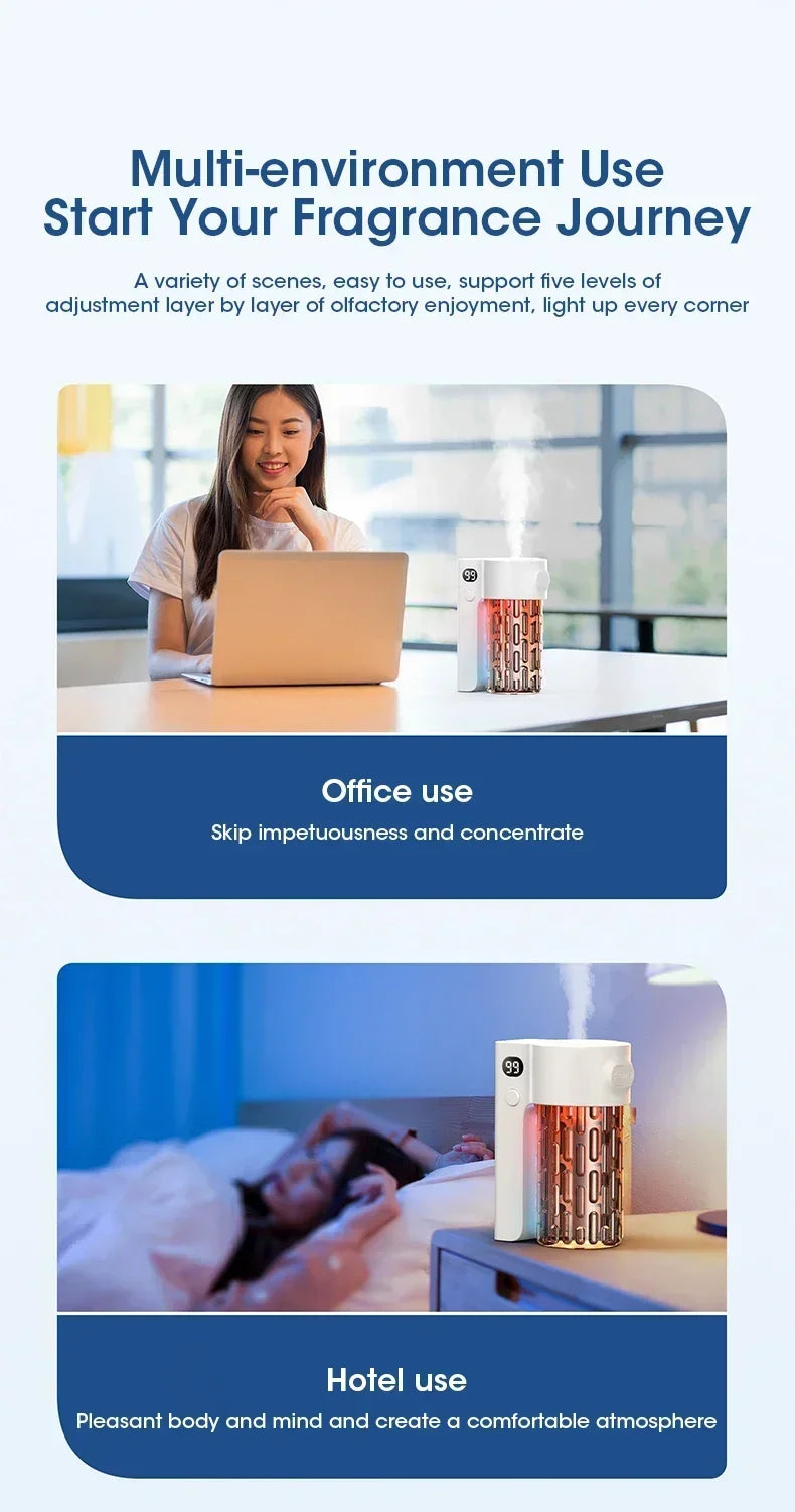 Smart Wall-Mounted Essential Oil Diffuser