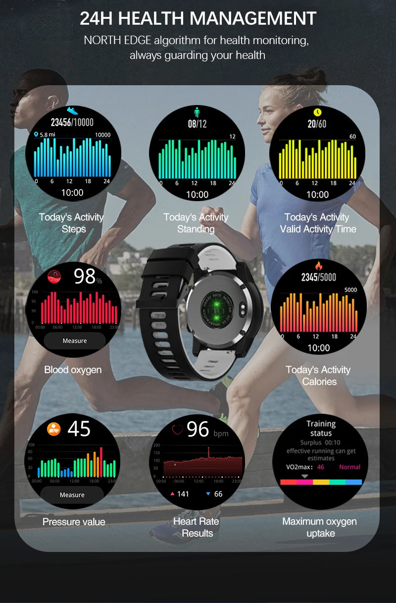 NORTH EDGE 2025 GPS Sports Smartwatch
