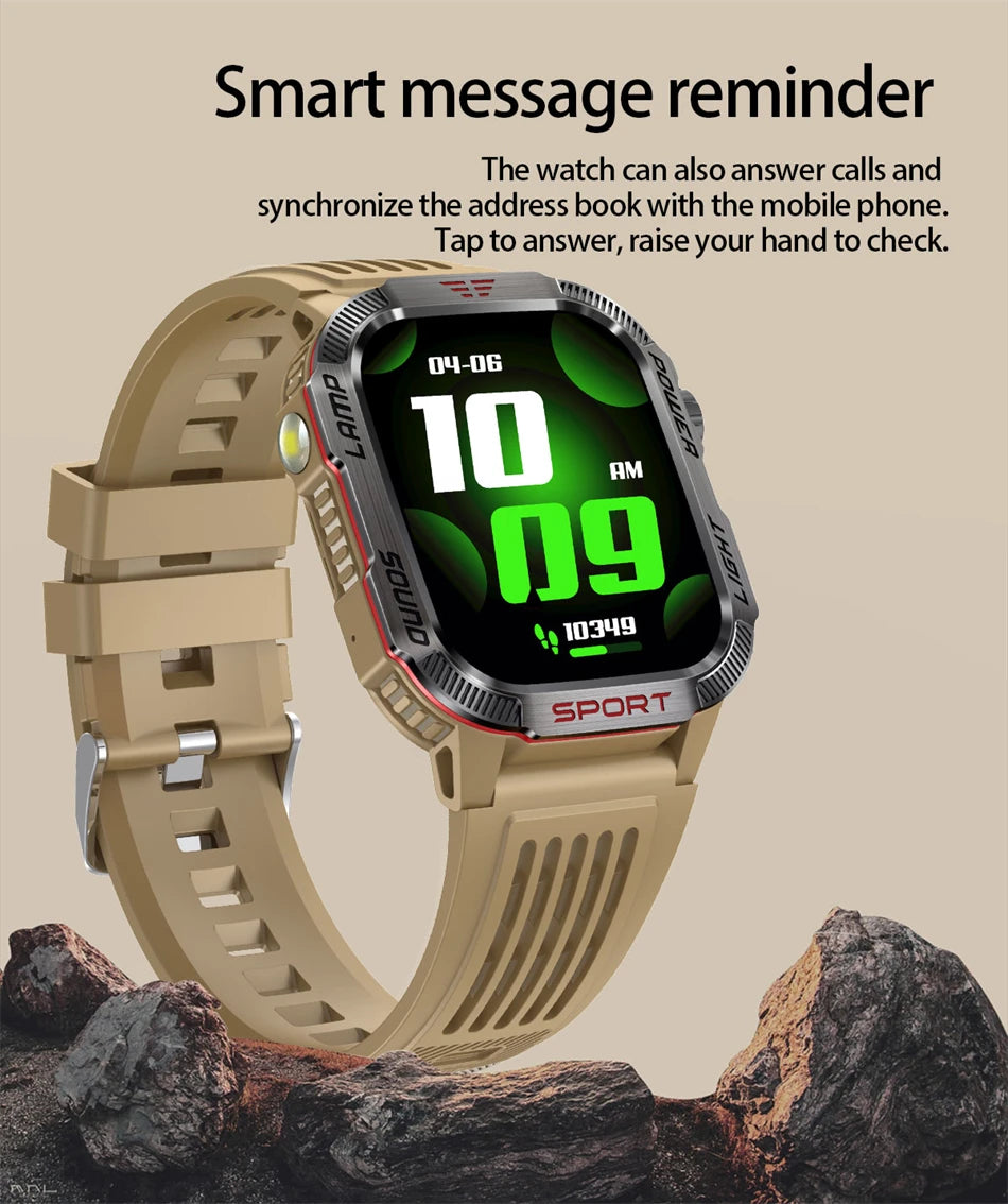 Military GPS Smartwatch for Men