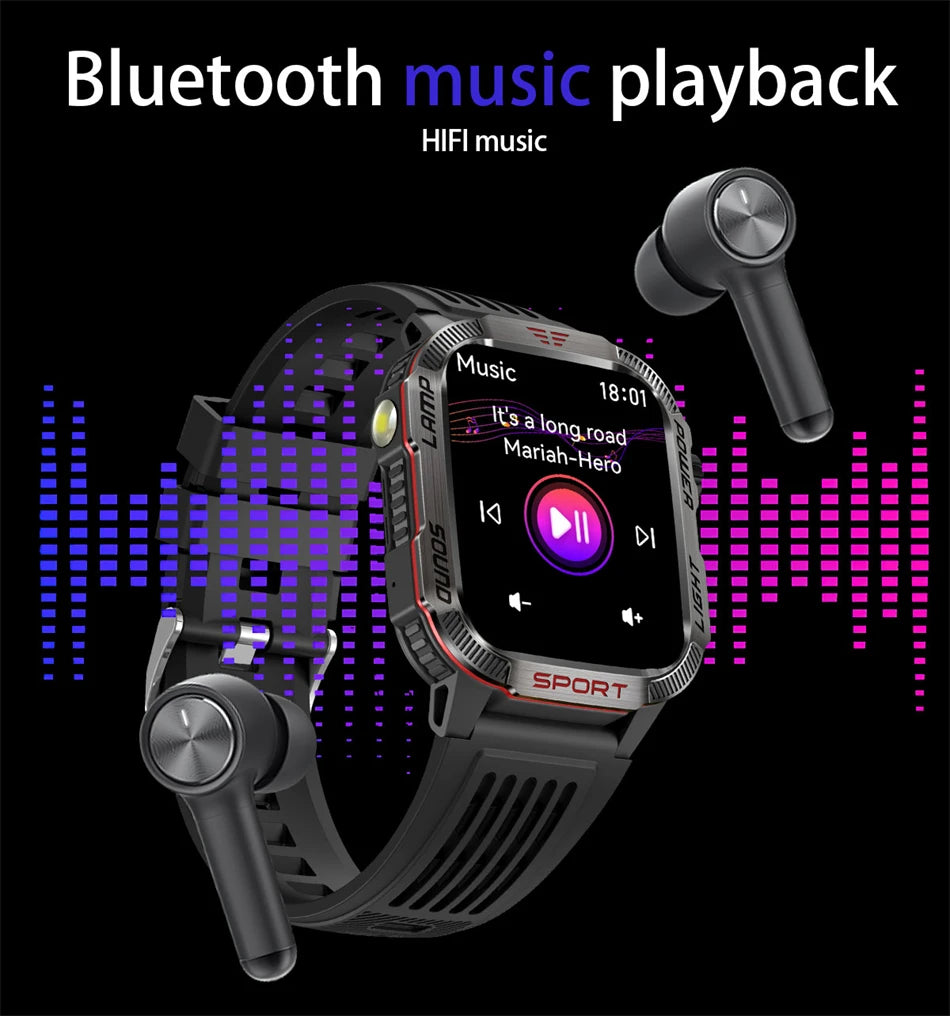 Military GPS Smartwatch for Men