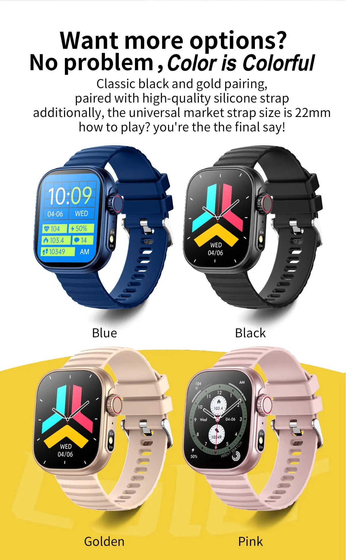 2025 Waterproof Sports Smartwatch