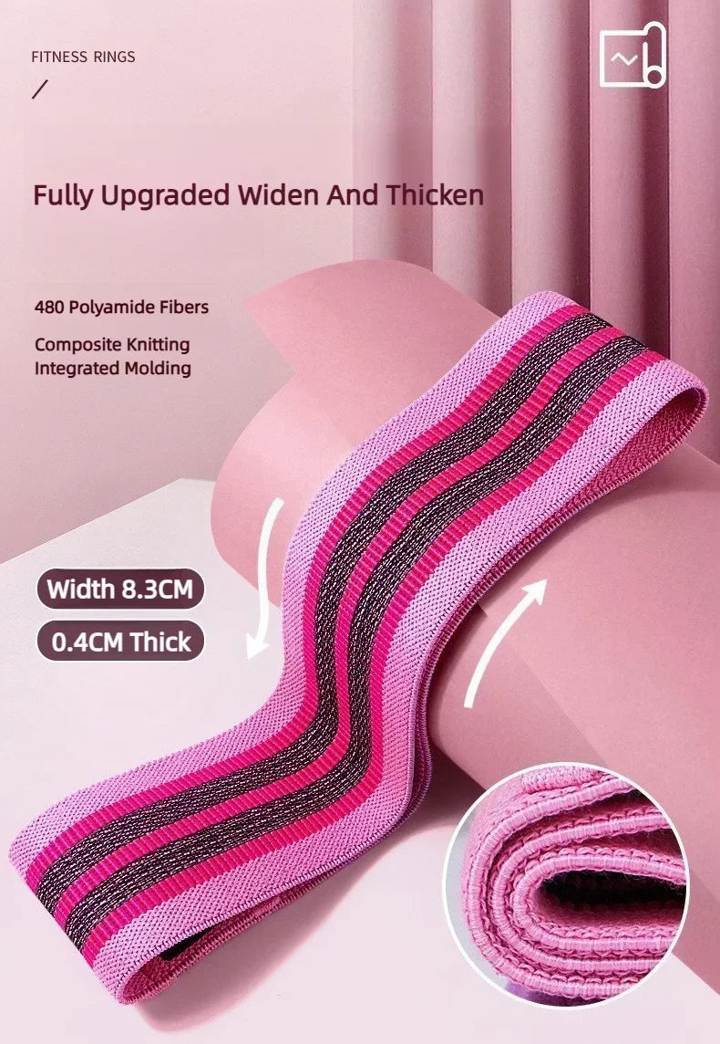 3pcs Fabric Resistance Booty Bands Set