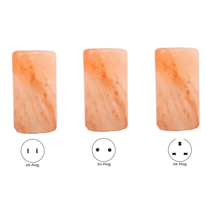 Himalayan Crystal Salt Lamp with LED Warm Light