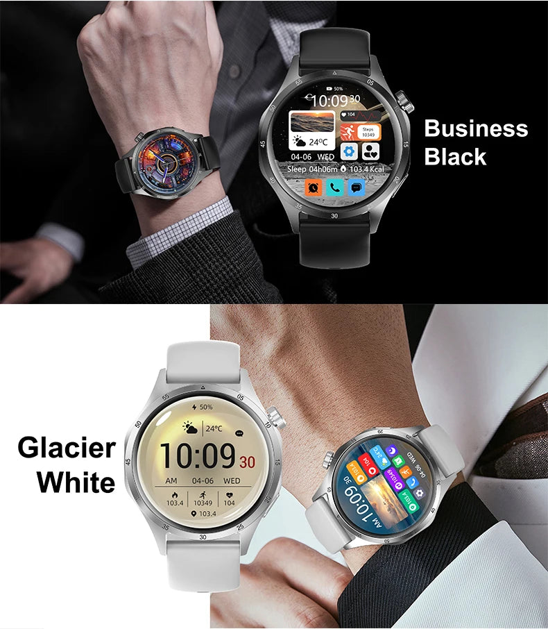 2025 Men’s AMOLED GPS Smartwatch