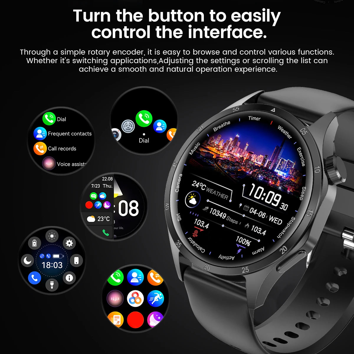 2025 Men’s AMOLED GPS Smartwatch