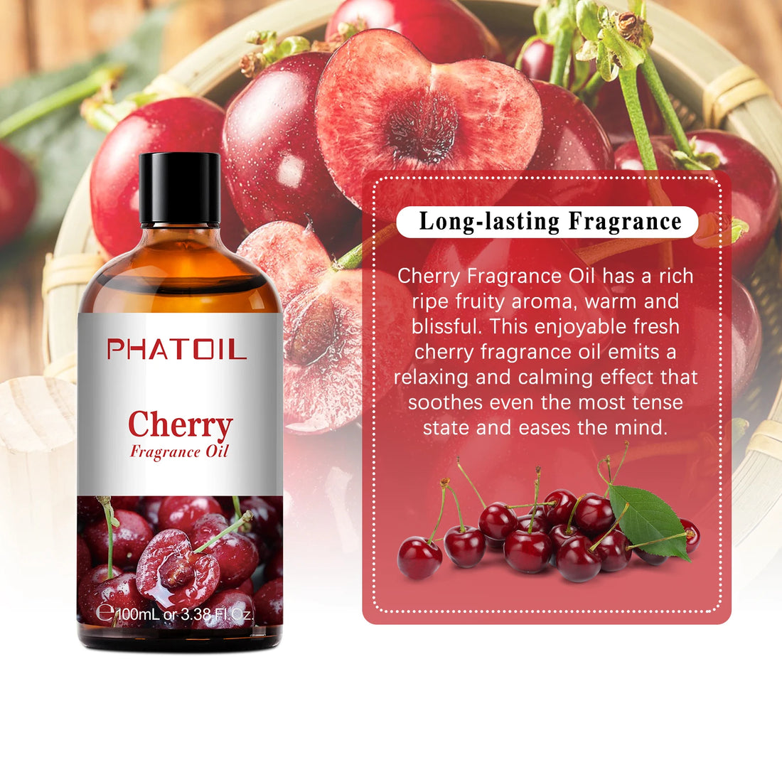 PHATOIL 100ml Aromatherapy Fragrance Oil – Multiple Scents