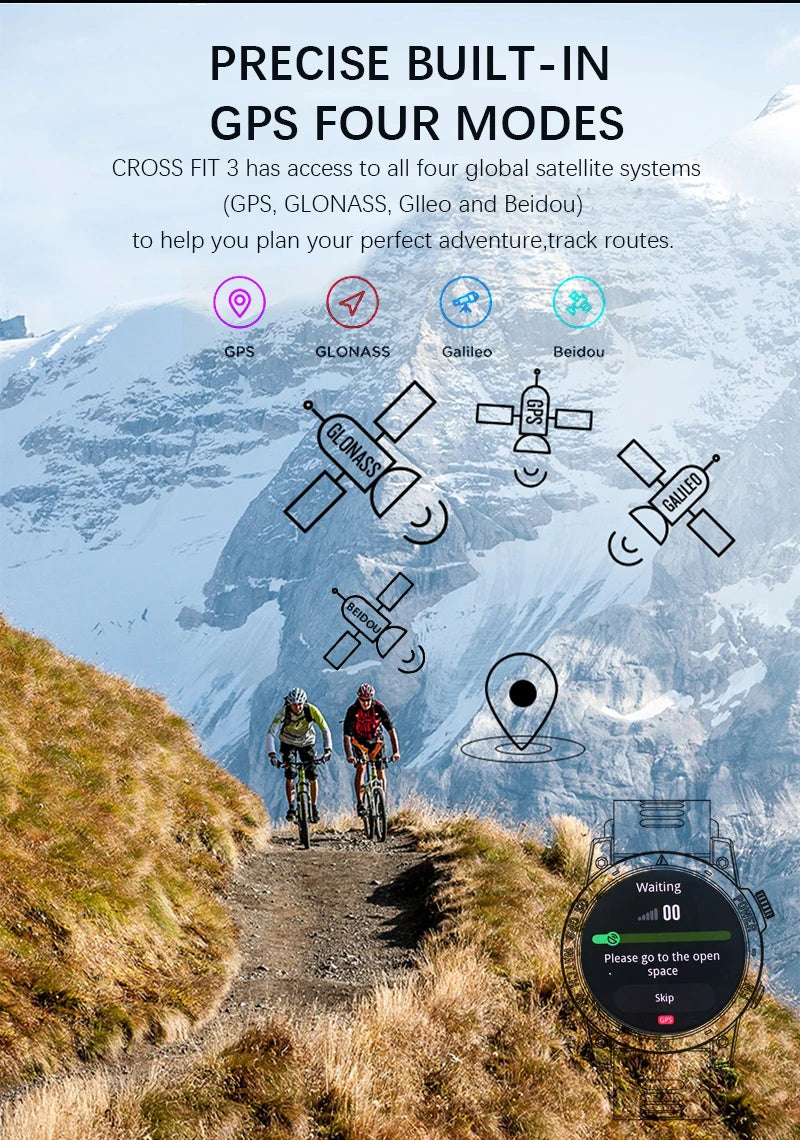 NORTH EDGE 2025 GPS Sports Smartwatch