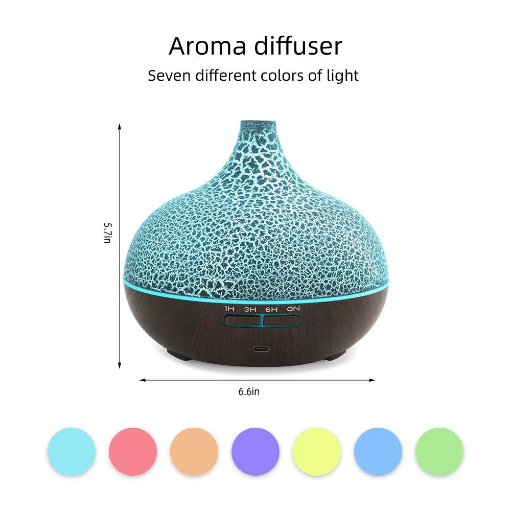 550ml Ultrasonic Aromatherapy Diffuser & Humidifier