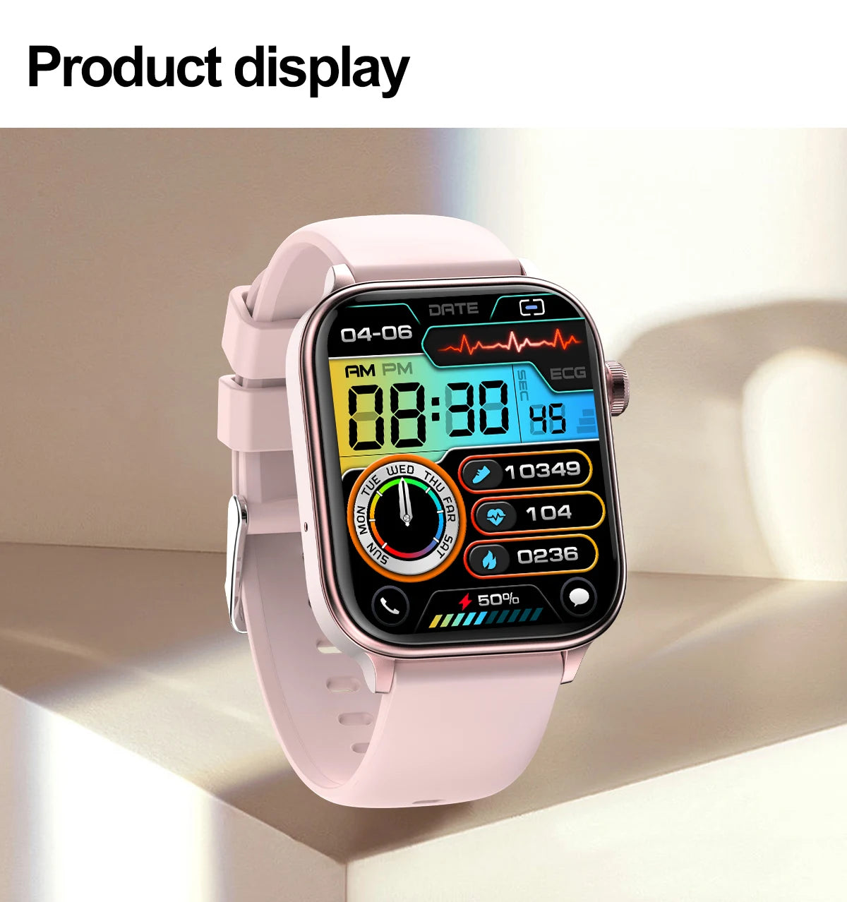 2025 ECG+PPG Health Smartwatch