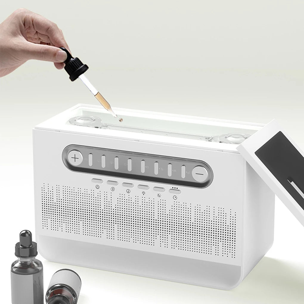 Bluetooth Speaker & Flame Humidifier with Aromatherapy