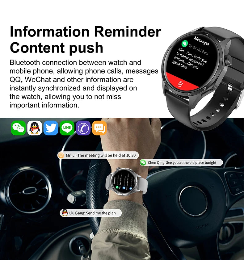 2025 Men’s AMOLED GPS Smartwatch