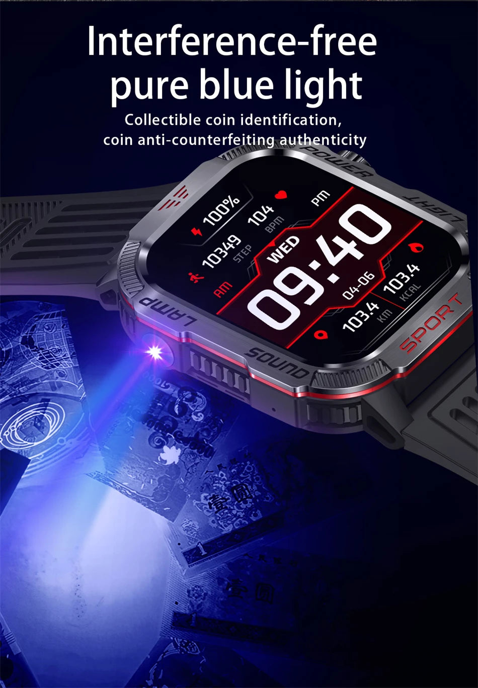 Military GPS Smartwatch for Men