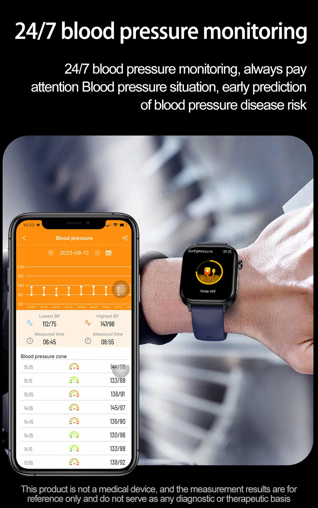 2025 ECG+PPG Health Smartwatch